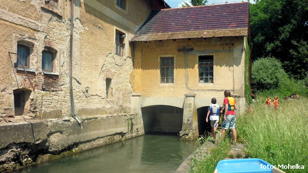 Týništko - konec náhonu přenášení mlýna Týništko - konec náhonu přenášení mlýna