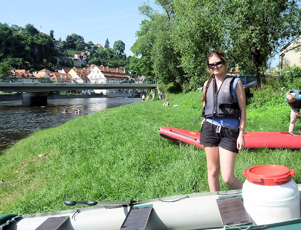 Poslední foto nad jezem v Krumlově Poslední foto nad jezem v Krumlově