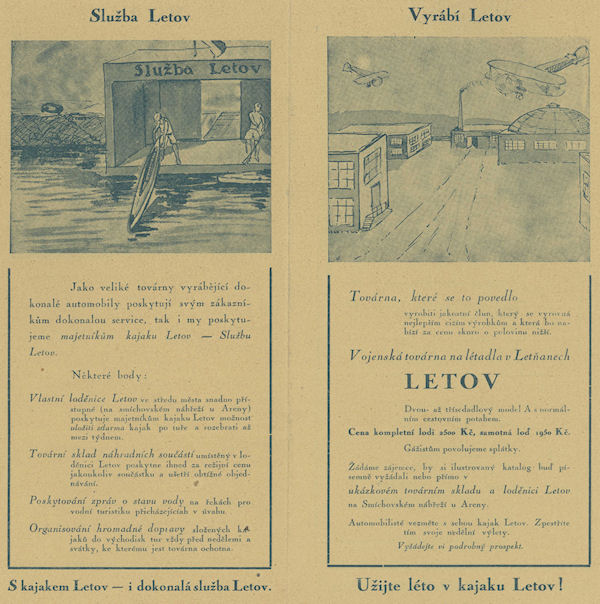 Skládací kajak Letov Skládací kajak Letov
