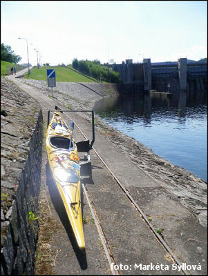 Kajak na vozíku Kajak na vozíku