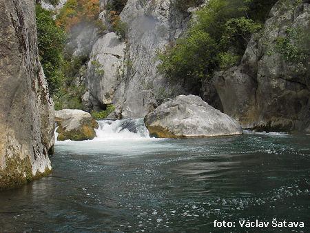 Cetina pod vesnicí Blato nad Cetinou Cetina pod vesnicí Blato nad Cetinou