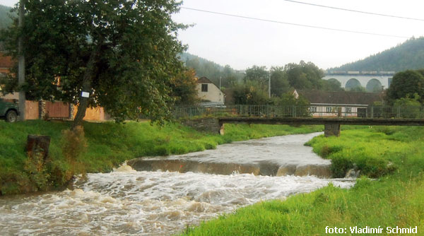 rkm. 0,1 Stupeň před ústím do Loučky