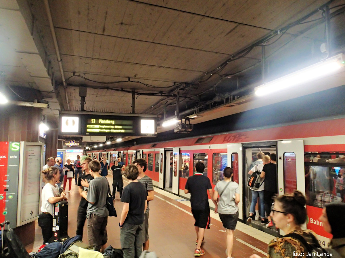 V hamburgském metru V hamburgském metru