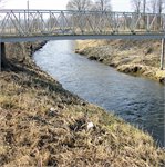 Splutí poldru na Moravské Sázavě u Žichlínku