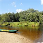 soutok Studené (vlevo) a Teplé Vltavy