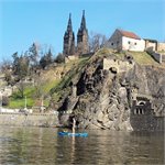 Vyšehrad z kánoe