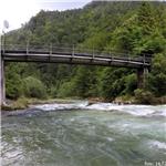 Most a za ním skála zvaná Autobus