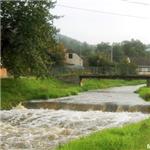 Stupeň před ústím do Loučky